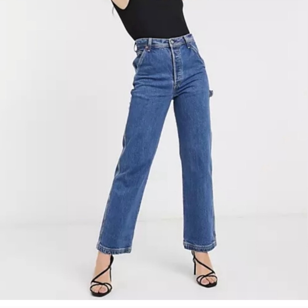 Levi’s Ribcage straight leg utility jeans